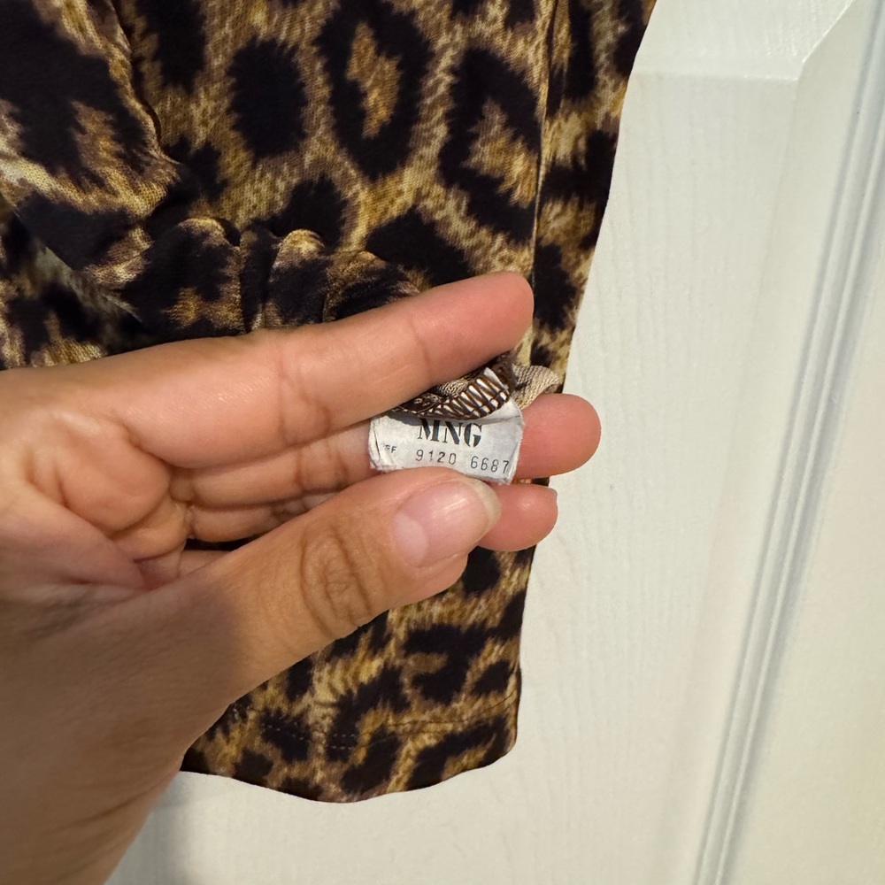 Mango Leopard Print Top - image 5